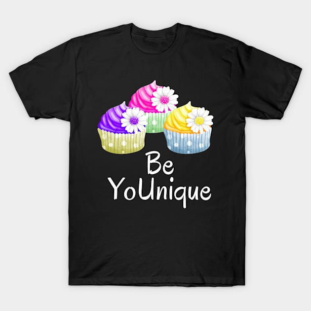 Be YoUnique, Self love Motivational T-Shirt by MzM2U